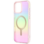 Uniq Iridescia MagClick dėklas iPhone 16 Pro – rožinis