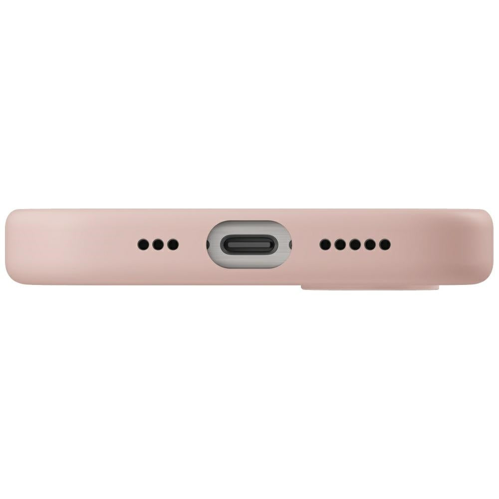 Uniq Lino MagClick dėklas iPhone 16e – rožinis