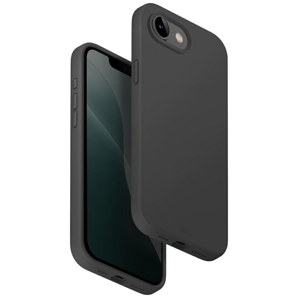 Uniq Lino MagClick dėklas iPhone 16e – pilkas