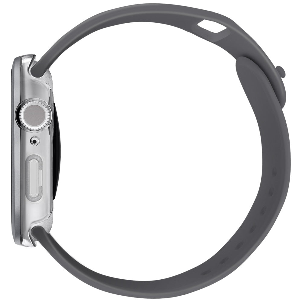 Uniq Voute dėklas Apple Watch 42 mm su stiklu – sidabrinis