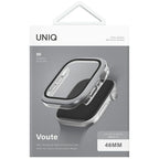 Uniq Voute dėklas Apple Watch 10/11 46 mm – sidabrinis
