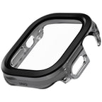 Uniq Voute dėklas Apple Watch Ultra 49 mm su stiklu – juodas