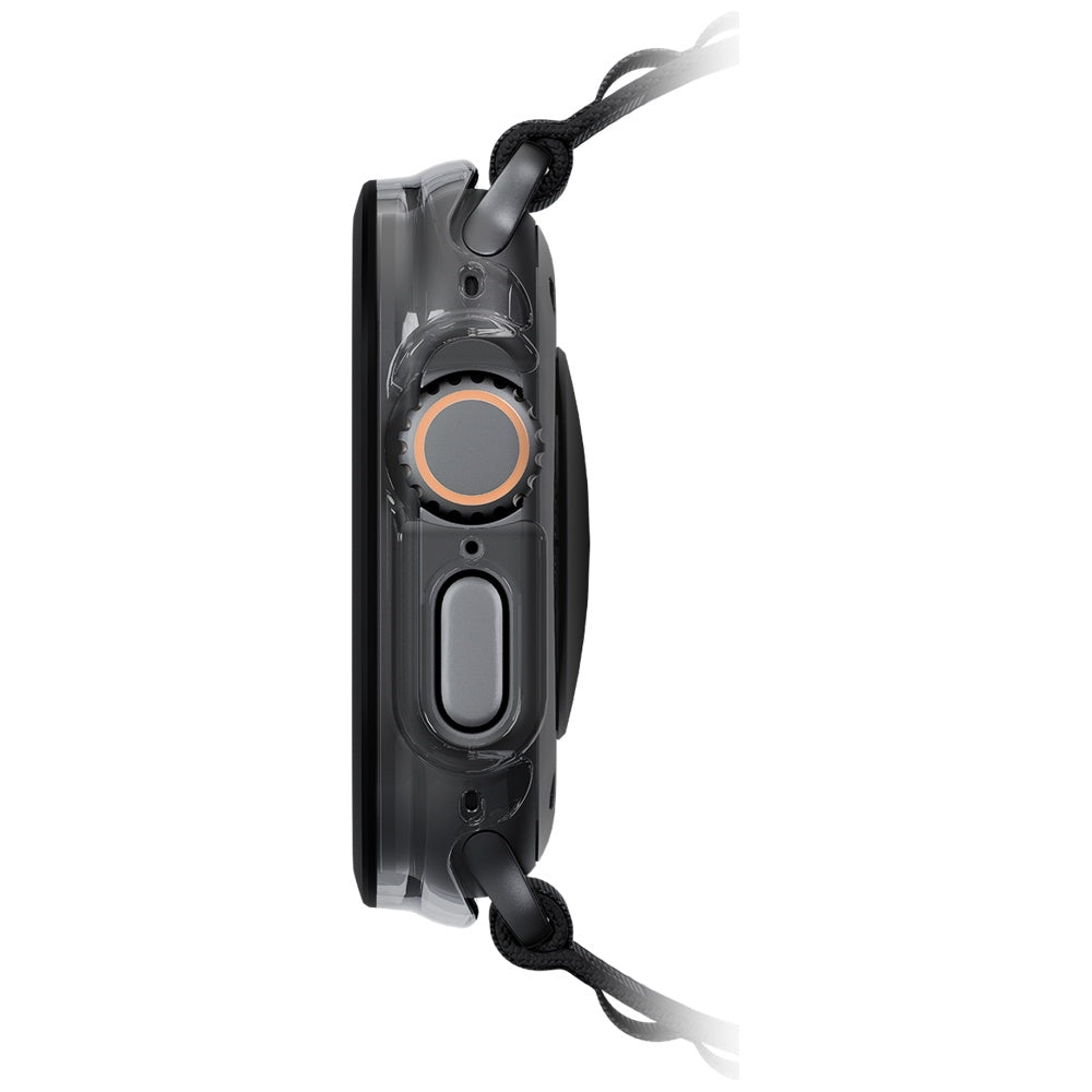 Uniq Voute dėklas Apple Watch Ultra 49 mm su stiklu – juodas