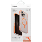 Uniq Combat Active MagClick dėklas iPhone 16 Pro Max – oranžinis