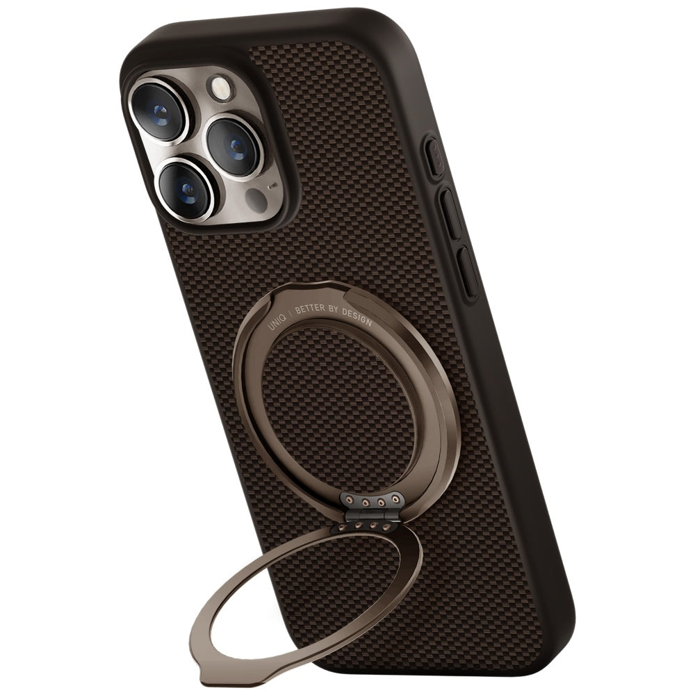 Uniq Keva Air MagClick dėklas iPhone 16 Pro Max – rudas