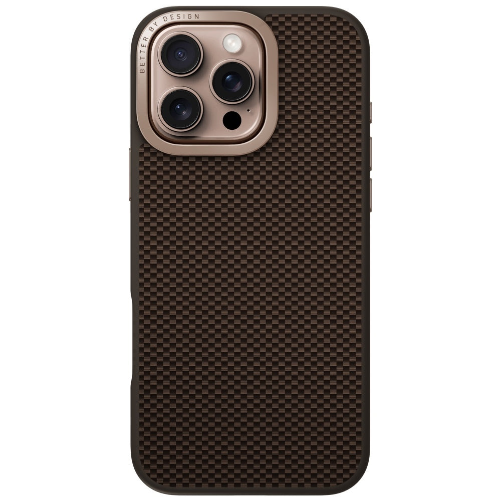 Uniq Keva Max MagClick dėklas iPhone 16 Pro – rudas