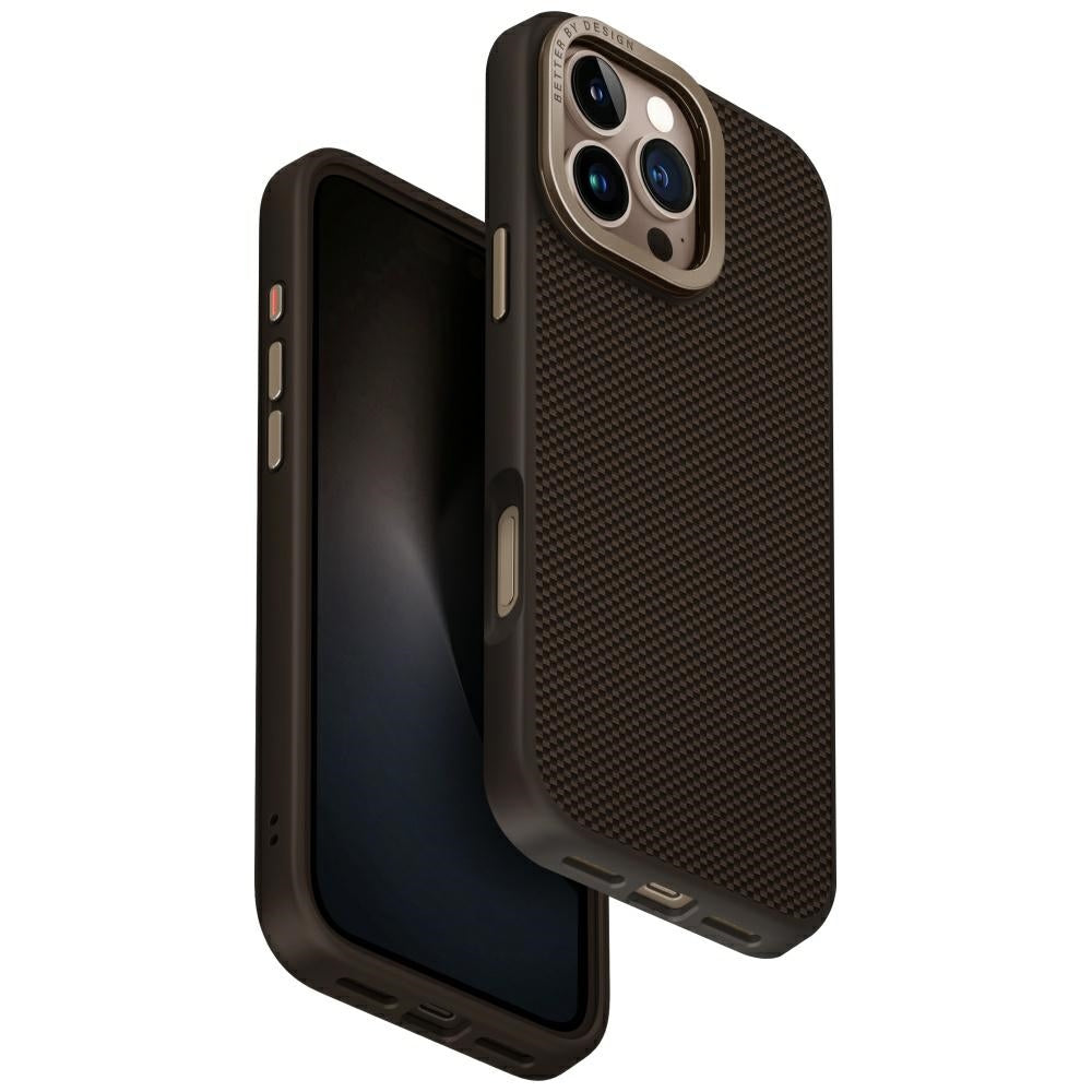 Uniq Keva Max MagClick dėklas iPhone 16 Pro Max – rudas