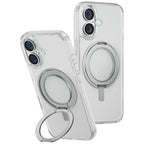 Uniq Swivix 360 dėklas iPhone 16 Plus – skaidrus