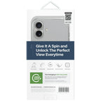 Uniq Swivix 360 dėklas iPhone 16 Plus – skaidrus