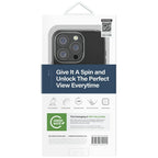 Uniq Swivix 360 dėklas iPhone 16 Pro – juodas