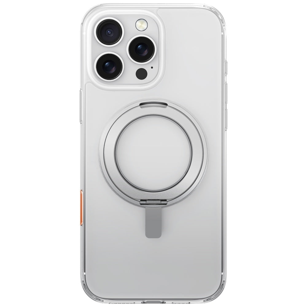 Uniq Swivix 360 magnetinis dėklas iPhone 16 Pro – skaidrus