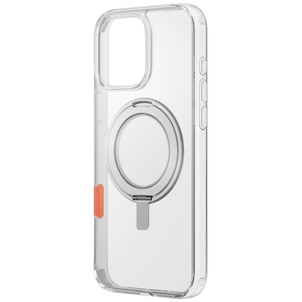 Uniq Swivix 360 dėklas iPhone 16 Pro Max – skaidrus
