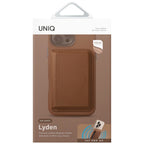 Uniq Lyden DS RFID magnetinė piniginė su telefono stovu - ruda -- Uncategorized
