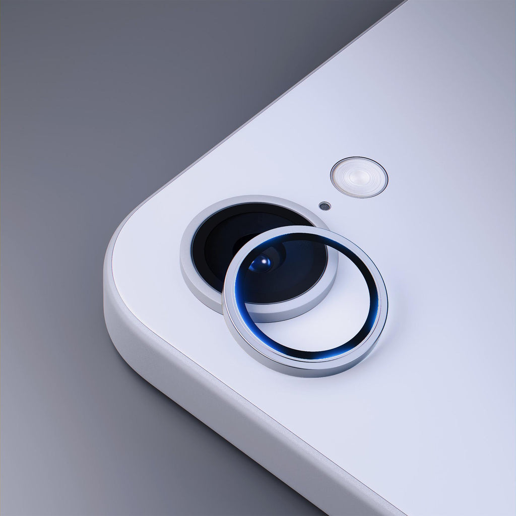 Grūdintas stiklas fotoaparato objektyvui 3mk Lens Protection Pro Silver, skirtas Apple iPhone 16e