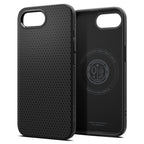 Spigen Liquid Air MagSafe dėklas iPhone 16e – matinis juodas -- iPhone 16e