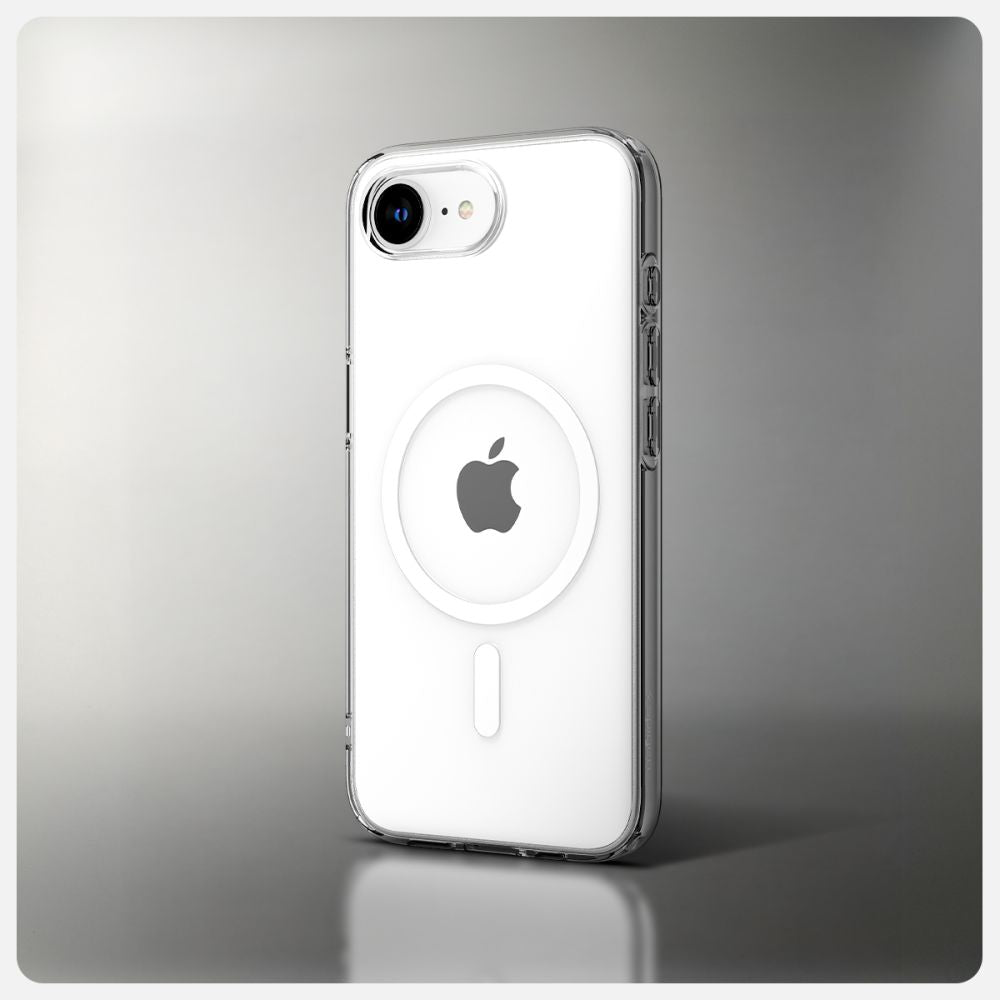 Spigen Liquid Crystal MagSafe dėklas iPhone 16e – skaidrus