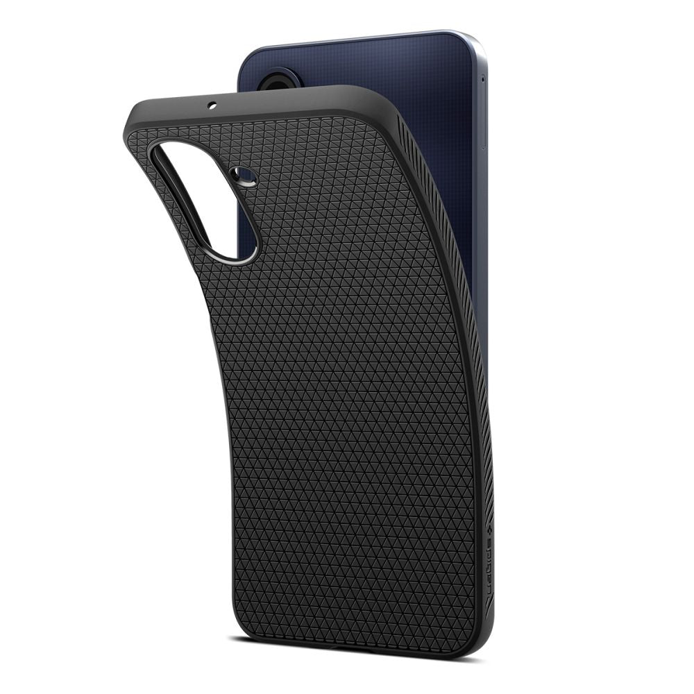 Spigen Liquid Air dėklas Galaxy A26 5G – juodas -- Samsung Galaxy A26 5G