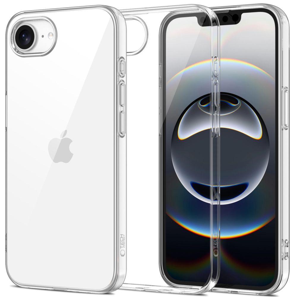 Tech-Protect FlexAir dėklas iPhone 16e – skaidrus -- iPhone 16e