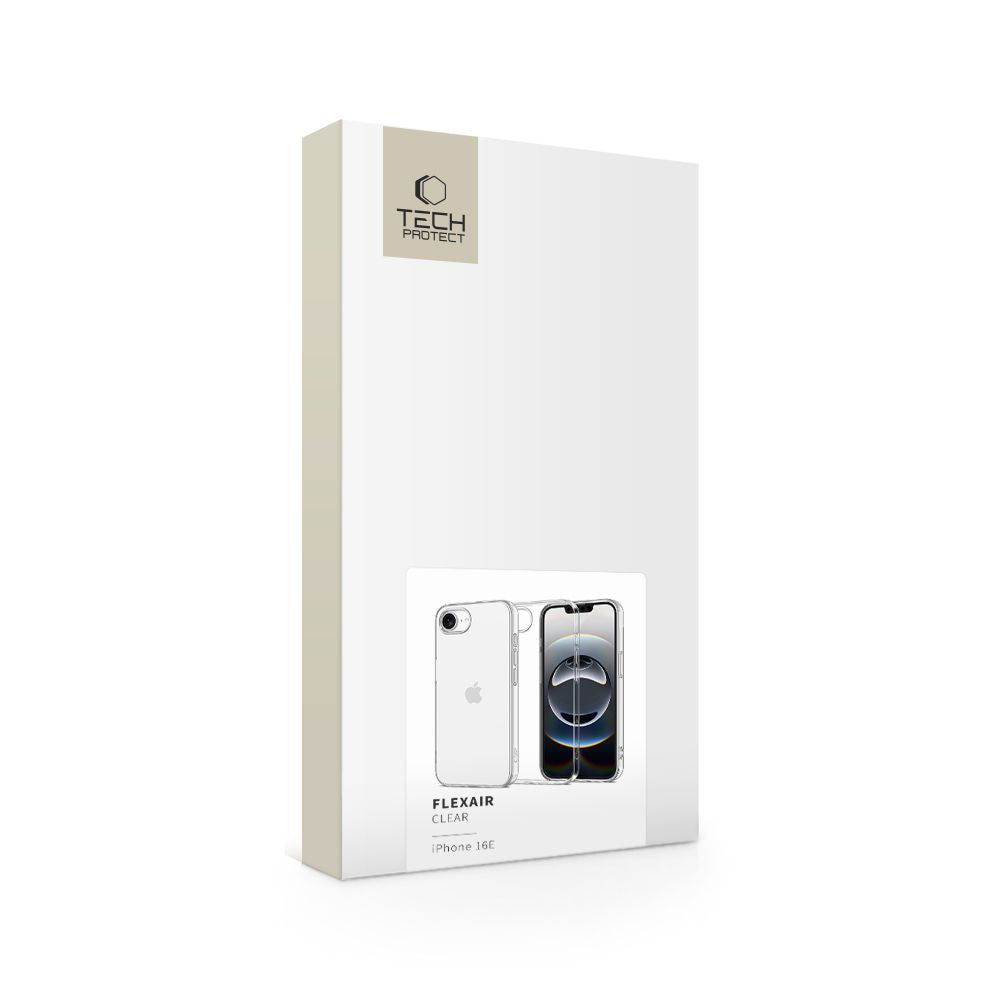 Tech-Protect FlexAir dėklas iPhone 16e – skaidrus -- iPhone 16e