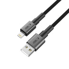 Tech-Protect Ultraboost DNA USB-A / Lightning laidas 12W/2.4A 25 cm - pilkas -- Cell phone cables