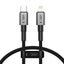 Tech-Protect Ultraboost DNA USB-C / Lightning PD27W/3A laidas 25 cm - pilkas -- Cell phone cables