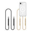 Tech-Protect FlexAir Chain MagSafe dėklas iPhone 16e – juodas/bežinis -- iPhone 16e