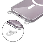Tech-Protect FlexAir Chain MagSafe dėklas iPhone 16e – juodas/bežinis -- iPhone 16e