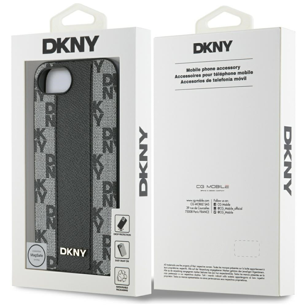DKNY MagSafe dėklas iPhone 16e – juodas