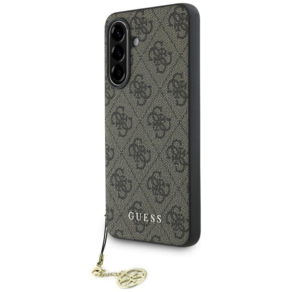 Guess 4G Charms Collection dėklas Samsung Galaxy A56 - Rudas -- Samsung Galaxy A56