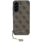 Guess 4G Charms Collection dėklas Samsung Galaxy A56 - Rudas -- Samsung Galaxy A56