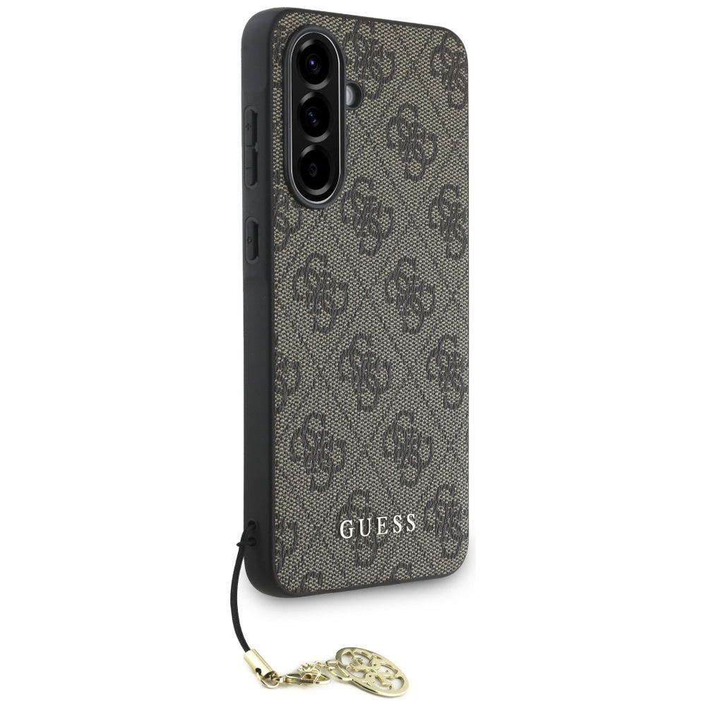 Guess 4G Charms Collection dėklas Samsung Galaxy A56 - Rudas -- Samsung Galaxy A56