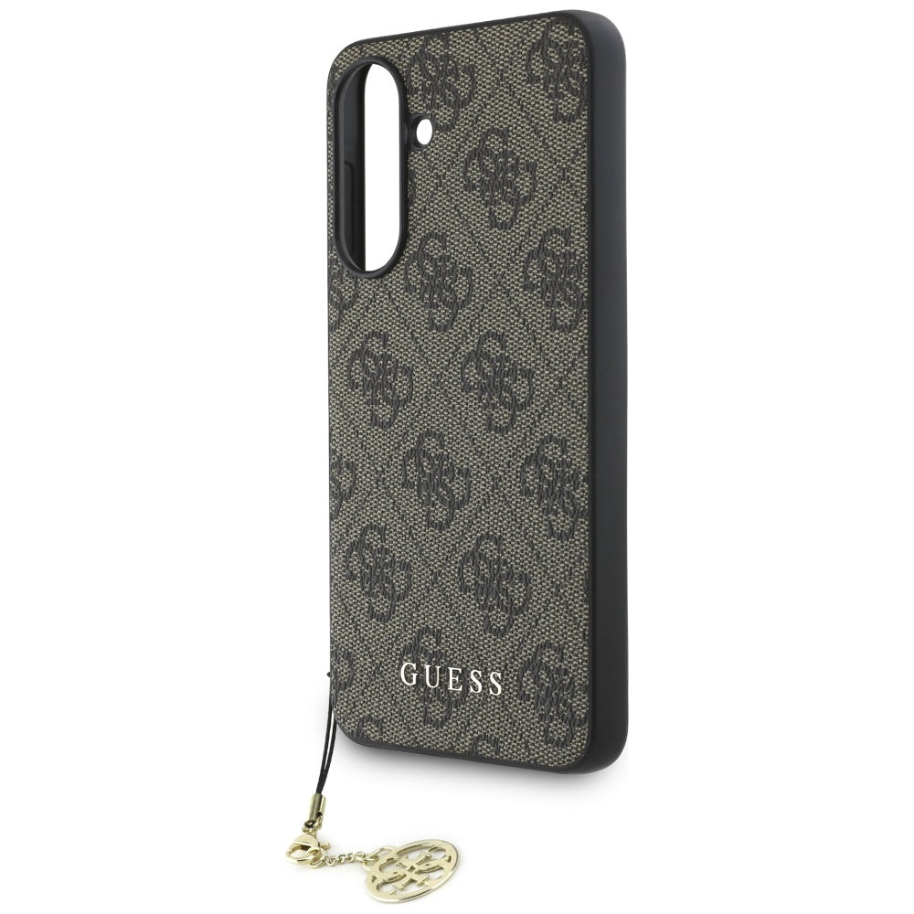 Guess 4G Charms Collection dėklas Samsung Galaxy A56 - Rudas -- Samsung Galaxy A56
