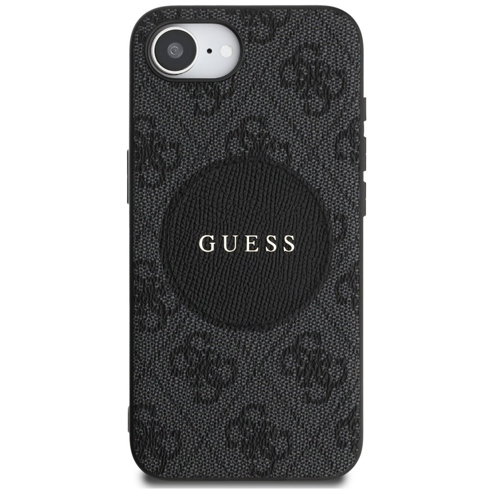 Guess MagSafe dėklas iPhone 16e – juodas