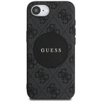 Guess MagSafe dėklas iPhone 16e – juodas