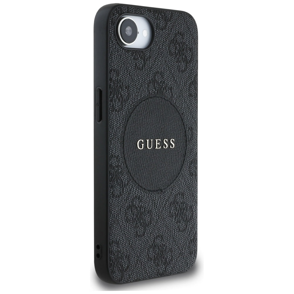 Guess MagSafe dėklas iPhone 16e – juodas