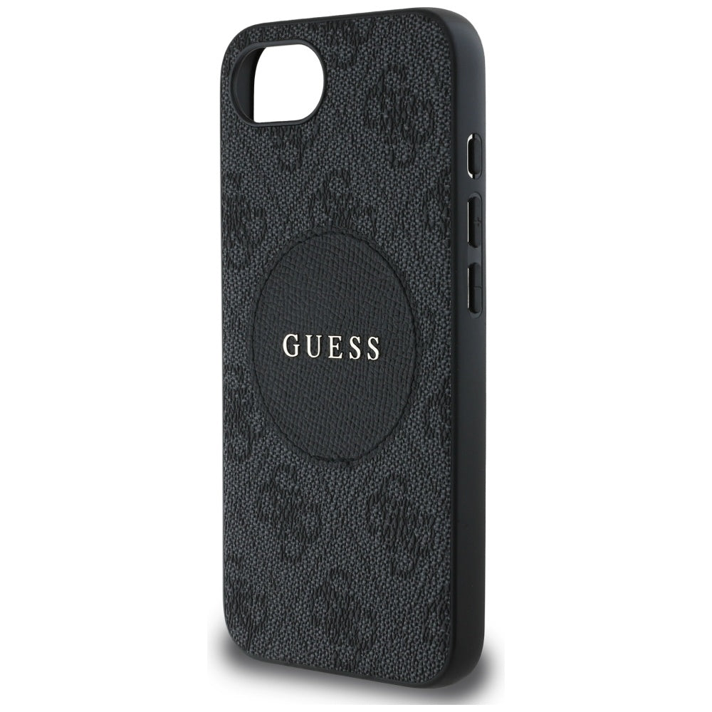 Guess MagSafe dėklas iPhone 16e – juodas