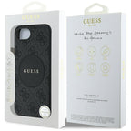 Guess MagSafe dėklas iPhone 16e – juodas