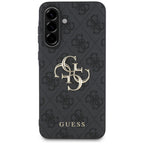 Guess Big 4G Logo dėklas Samsung Galaxy A36 – juodas