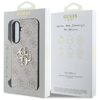 Guess Big 4G Logo Classic Logo dėklas Samsung Galaxy A36 - Rožinis -- Samsung Galaxy A36