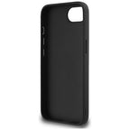 Guess blizgantis 4G dėklas iPhone 16e – juodas