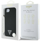 Guess MagSafe dėklas iPhone 16e – juodas