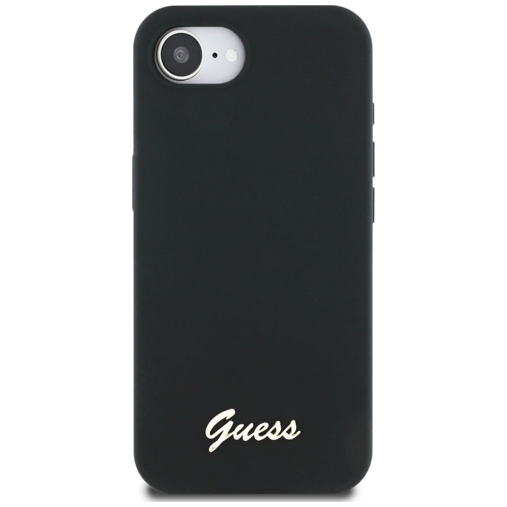 Guess MagSafe dėklas iPhone 16e – juodas
