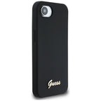 Guess MagSafe dėklas iPhone 16e – juodas