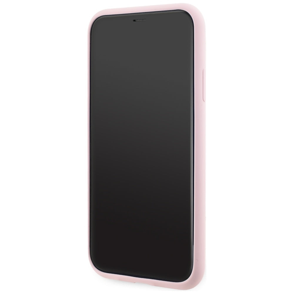 Karl Lagerfeld silikoninis MagSafe dėklas iPhone 11 – rožinis -- iPhone 11