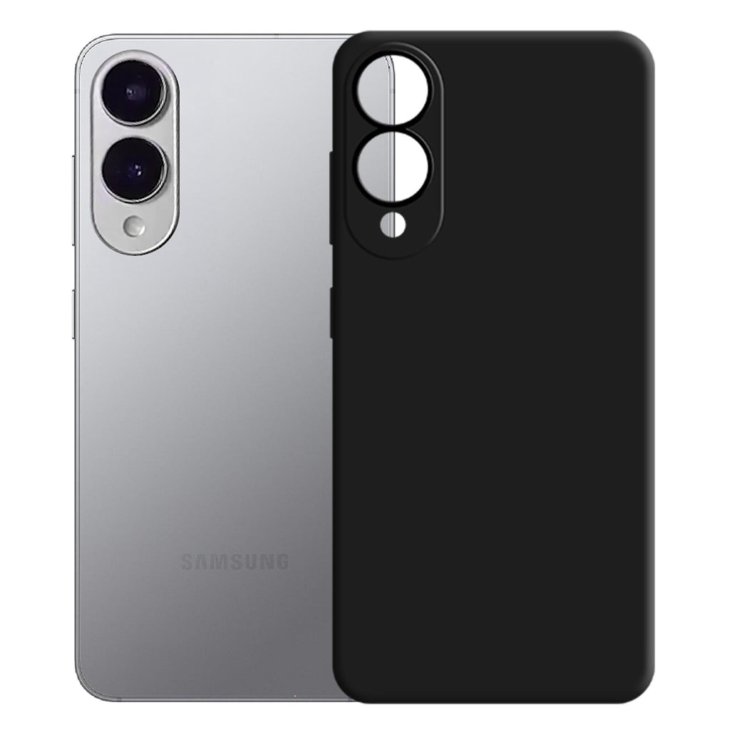 3mk silikoninis dėklas, skirtas Samsung Galaxy S25 Edge – juodas