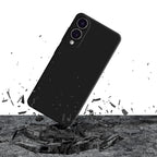 3mk silikoninis dėklas, skirtas Samsung Galaxy S25 Edge – juodas