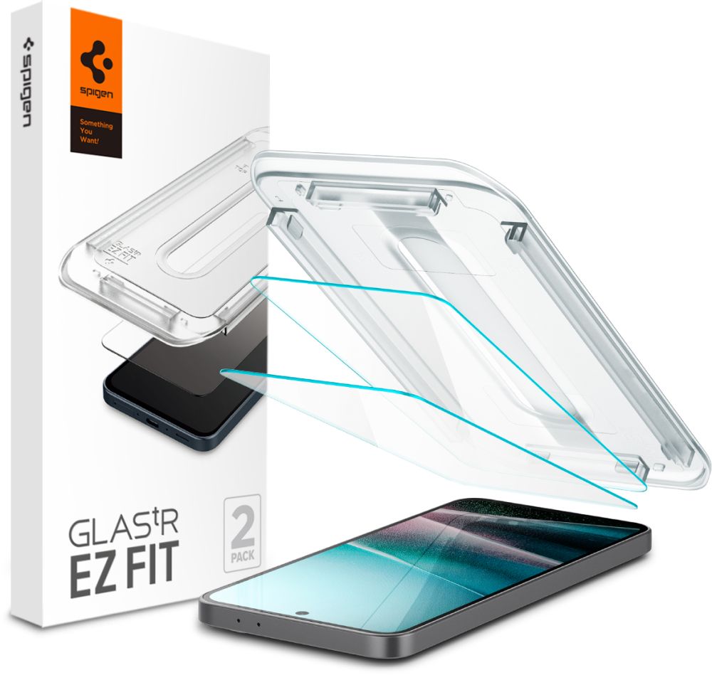 Spigen Glas.TR EZ Fit stiklas Galaxy A36 5G (2 vnt.)