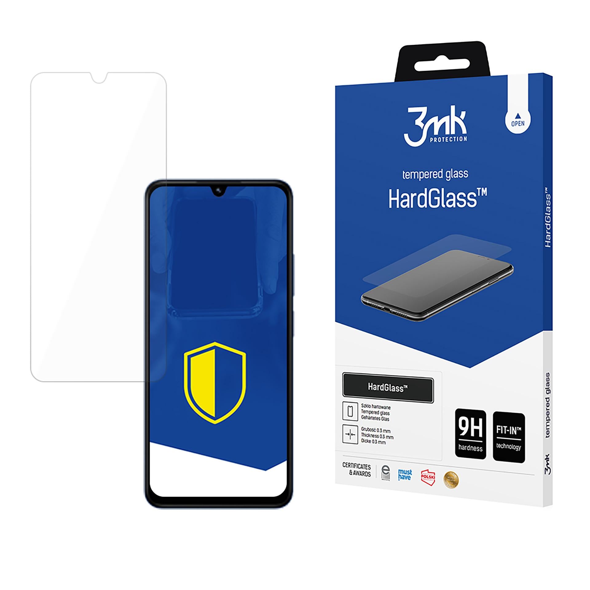 Grūdintas stiklas 3mk HardGlass skirtas Xiaomi Redmi 14C / A5 -- Xiaomi Redmi 14C