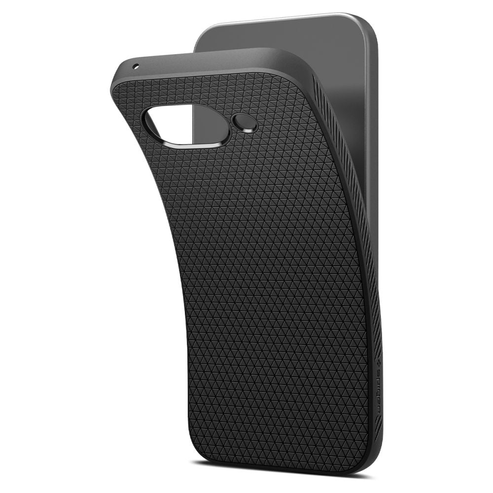 Spigen Liquid Air dėklas Google Pixel 9A – matinis juodas