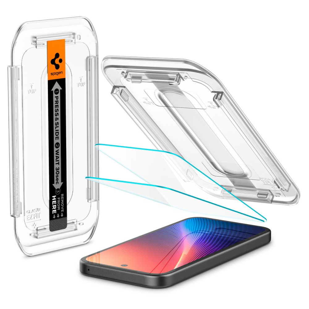Spigen Glas.TR EZ Fit stiklas Google Pixel 9A (2 vnt.)